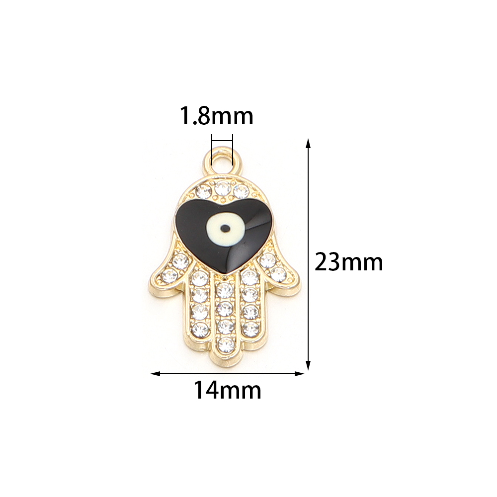10Pcs/Lot Hand Shape with Crys - đánh giá và giá Vintage Jewelry Collection
