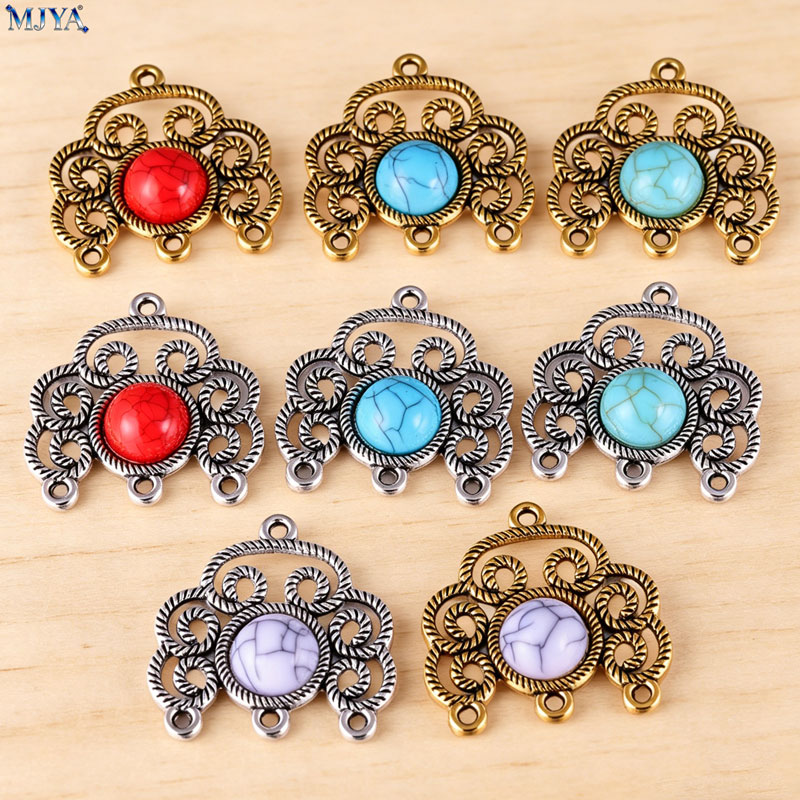 MJYA 5pcs/lot Vintage Alloy Tu - đánh giá và giá Vintage Jewelry Collection