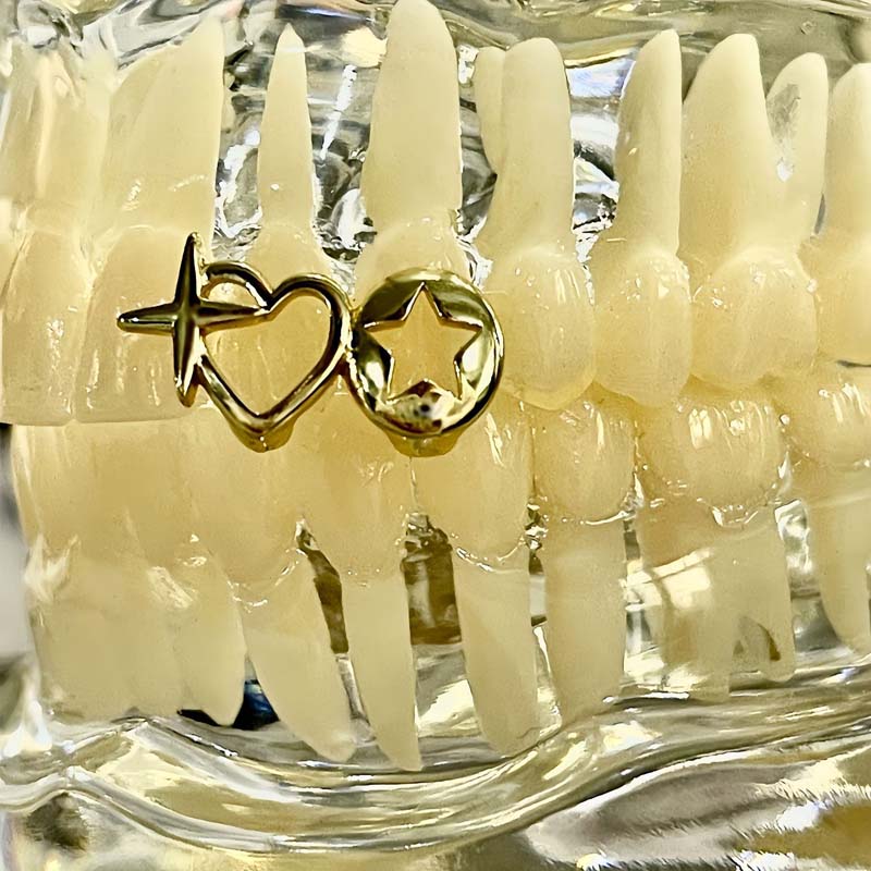 Punk Hip Hop Hollow Heart Teet - đánh giá và giá Vintage Jewelry Collection